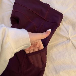 PURPLE LULULEMON LEGGINGS